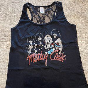 Ladies Motley Crue, Lace Back Band T-Shirt